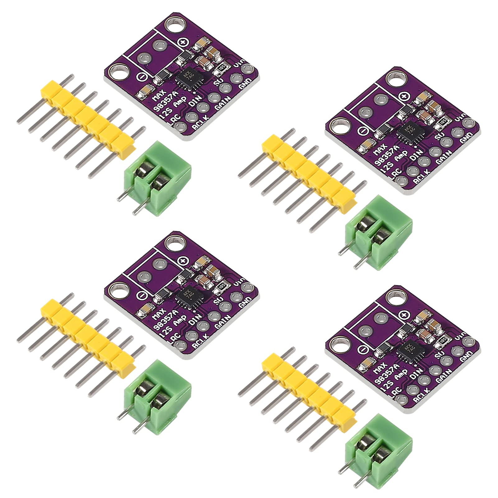 Amazon.com: AITIAO 4Pcs MAX98357 I2S Audio Power Amplifier Module